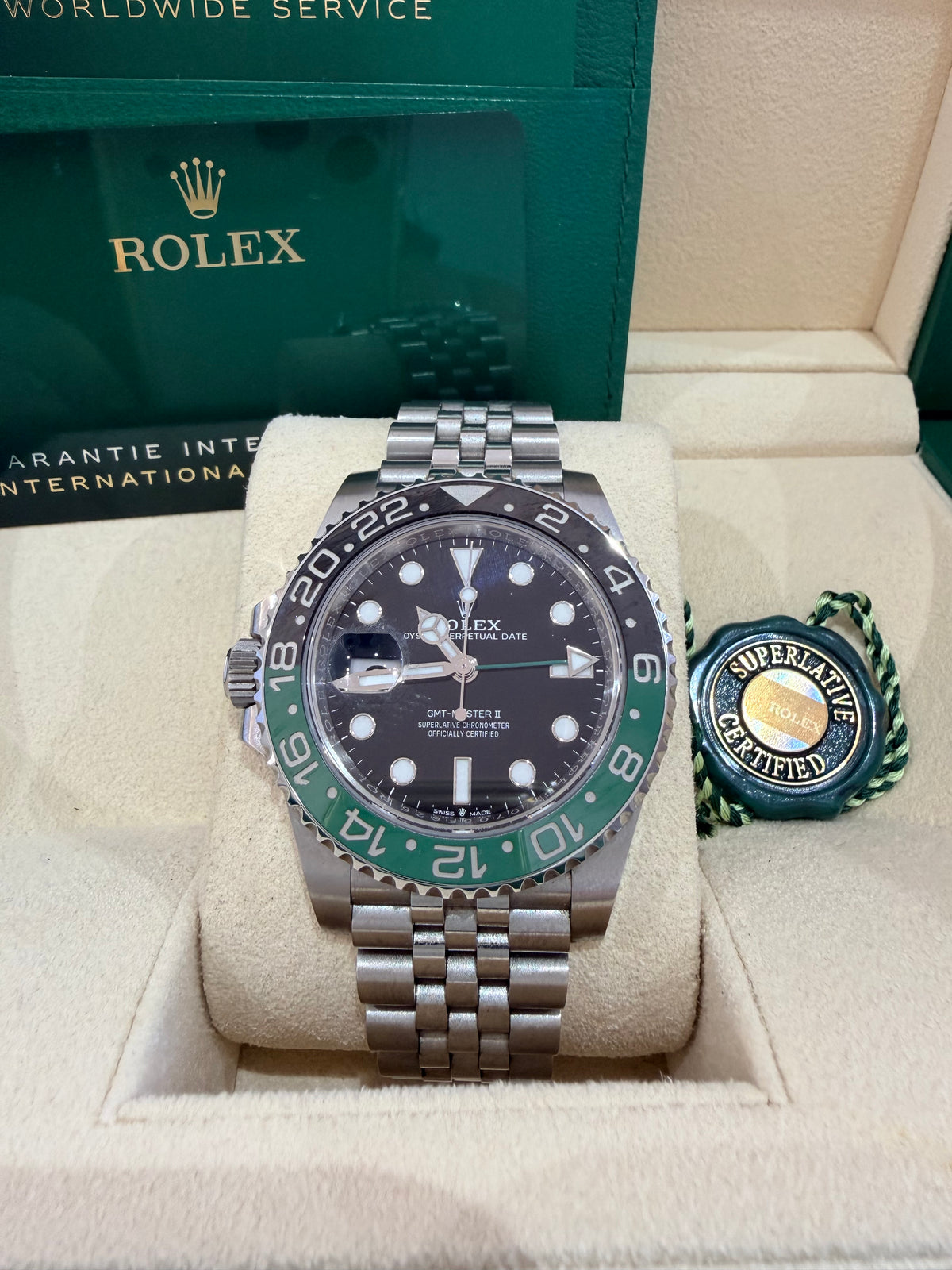 Rolex GMT-Master II “Sprite” 126720VTNR – Black Dial – Full Set – New Style Card