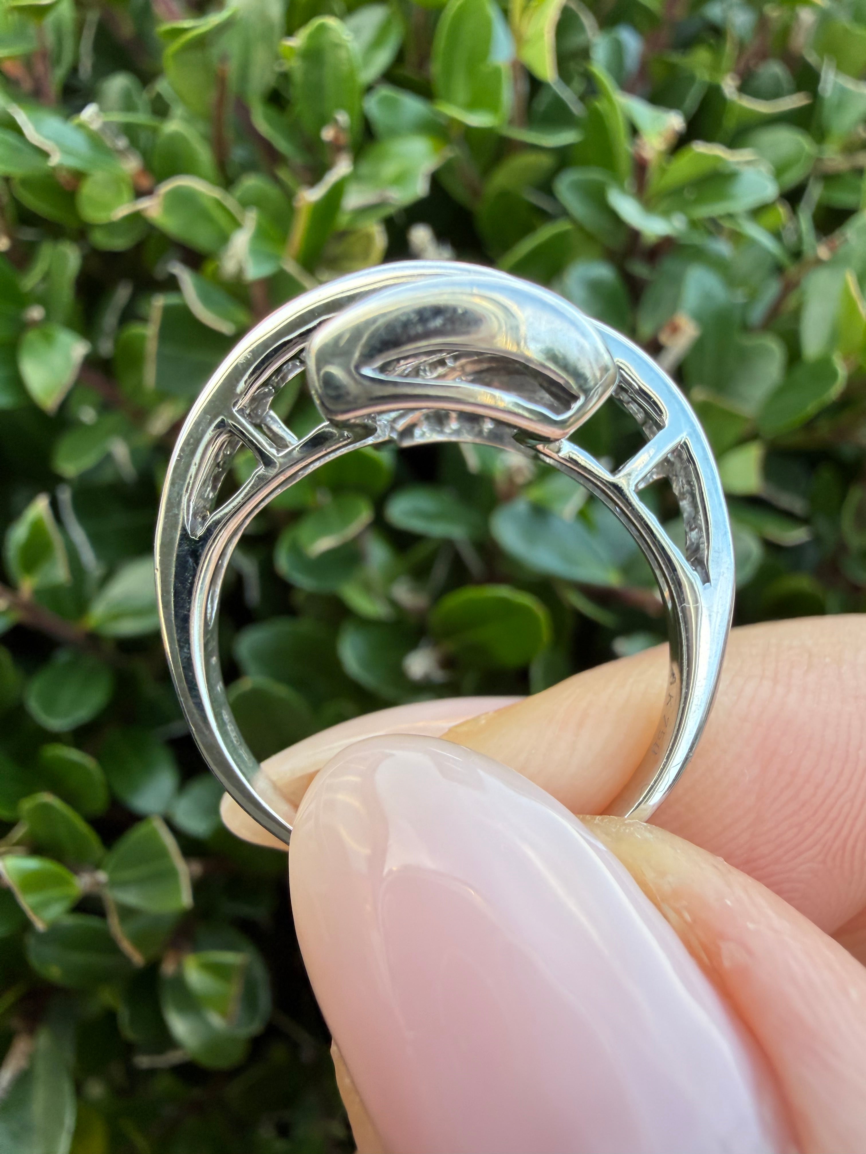 18k White Gold 1.00Ct Natural Baguette Cut Diamond Ring certified