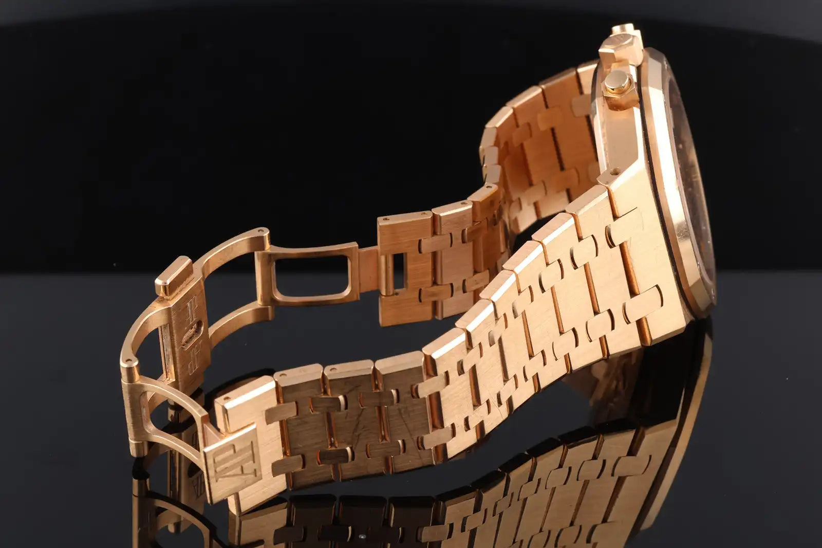 Audemars Piguet Royal Oak Chronograph 18k Rose Gold 2016 Box And Papers