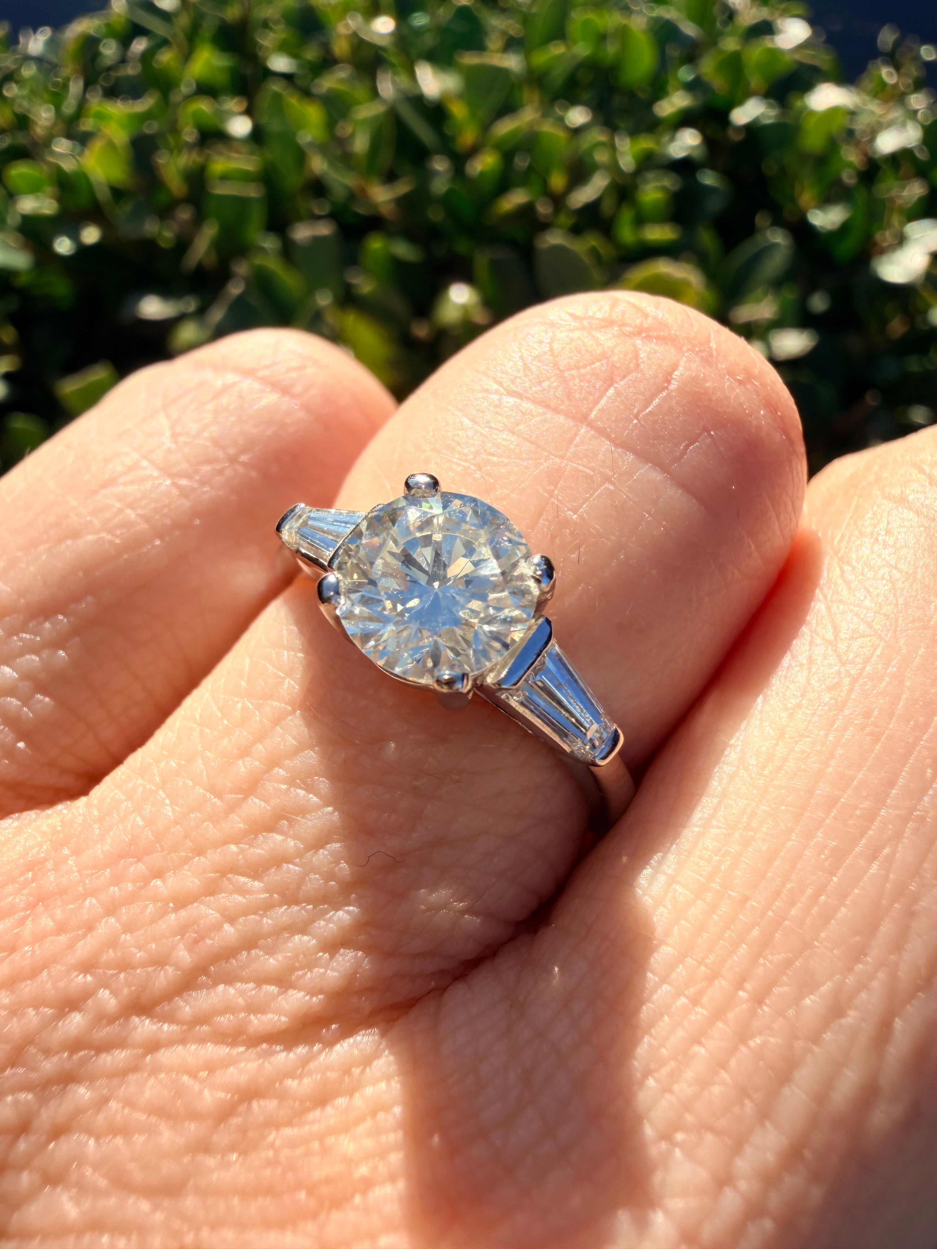 18k Gold 1.30ct Natural Diamond Ring Certified * reserved *